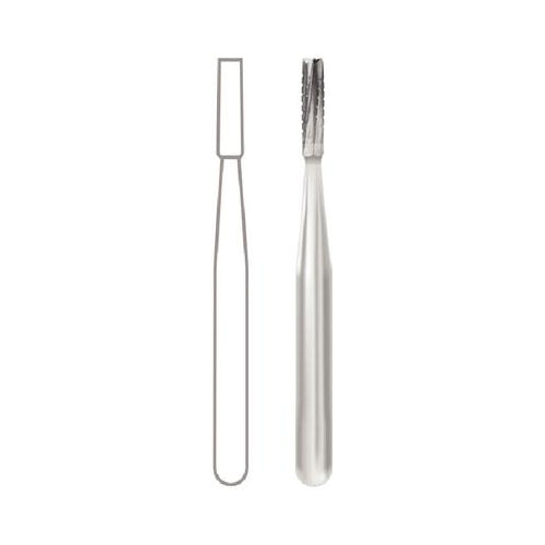 Dentsply 389227 Midwest FG Friction Grip #557 Straight Fissure Crosscut Carbide Burs 10/Pk Dentsply 389227 Midwest FG Friction Grip #557 Straight Fissure Crosscut Carbide Burs 10/Pk